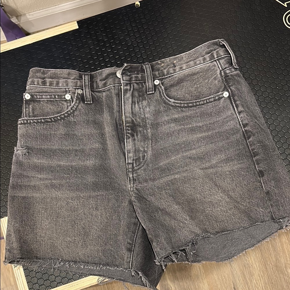 Madewell Relaxed Mid Length Denim Shorts